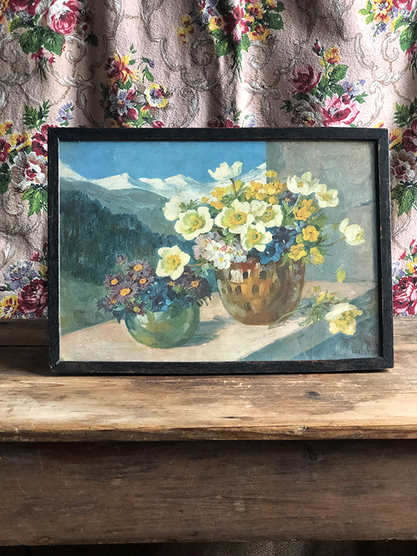 Pretty alpine floral print