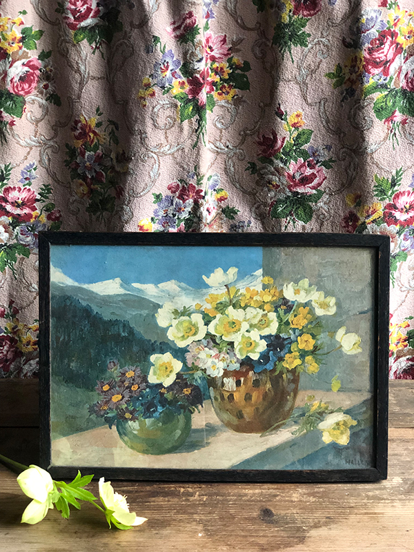 Pretty alpine floral print