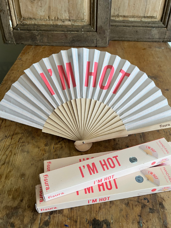 I'm Hot fan with boxes