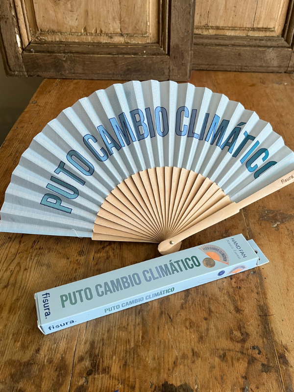 Puto Cambio Climatico fan with box